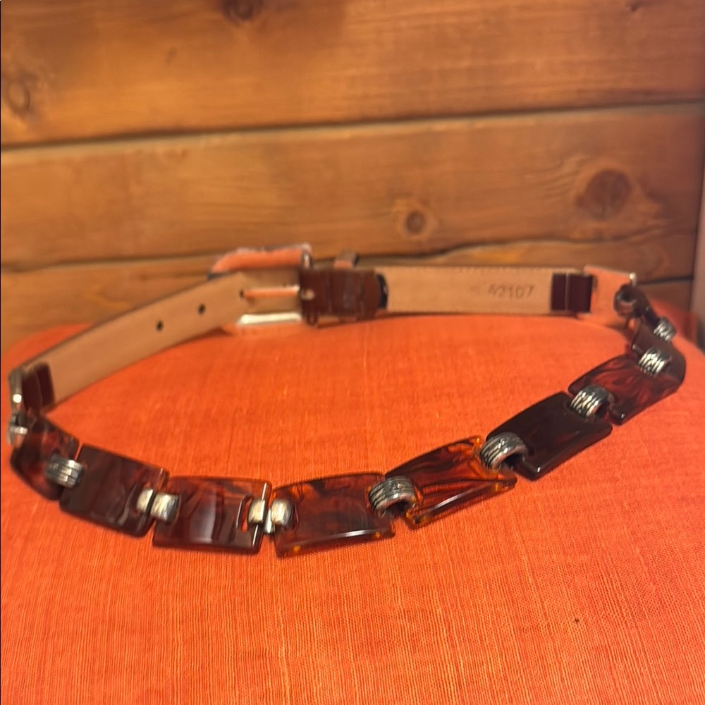 Brighton Brown and Silver Women's Belt